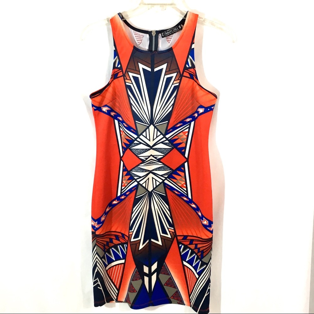 What’s Hot Brand Dress SM Poly Spandex Back Zip